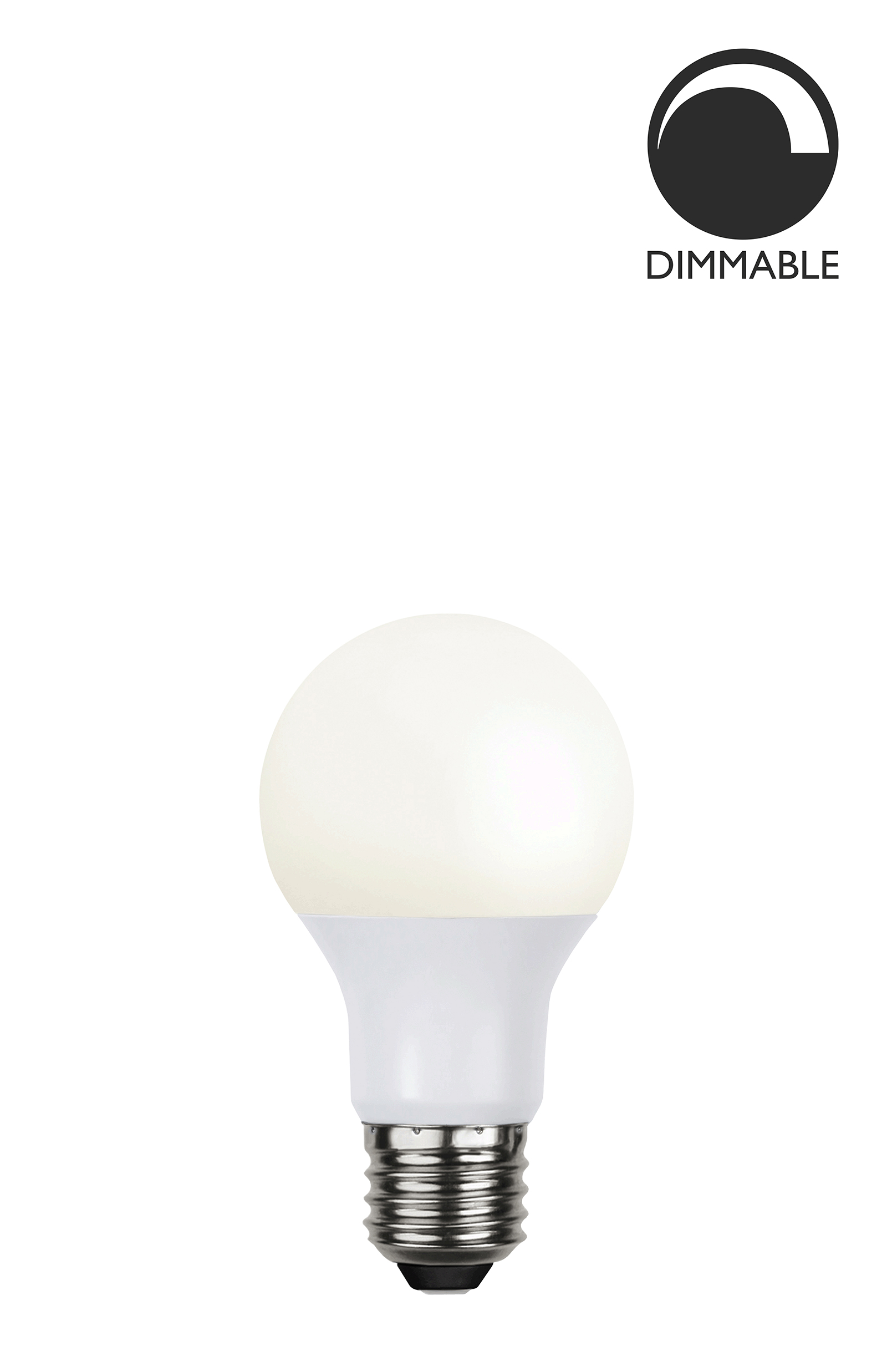 Bec LED dimabil L143, E27, 6cm, lumină caldă 