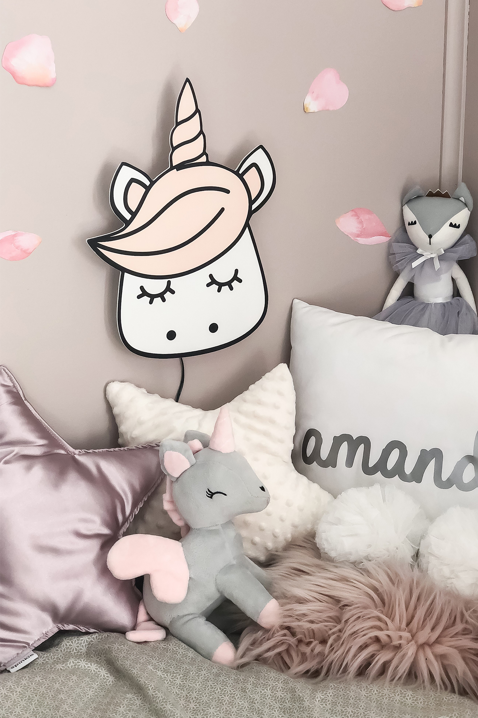 Aplică perete unicorn 