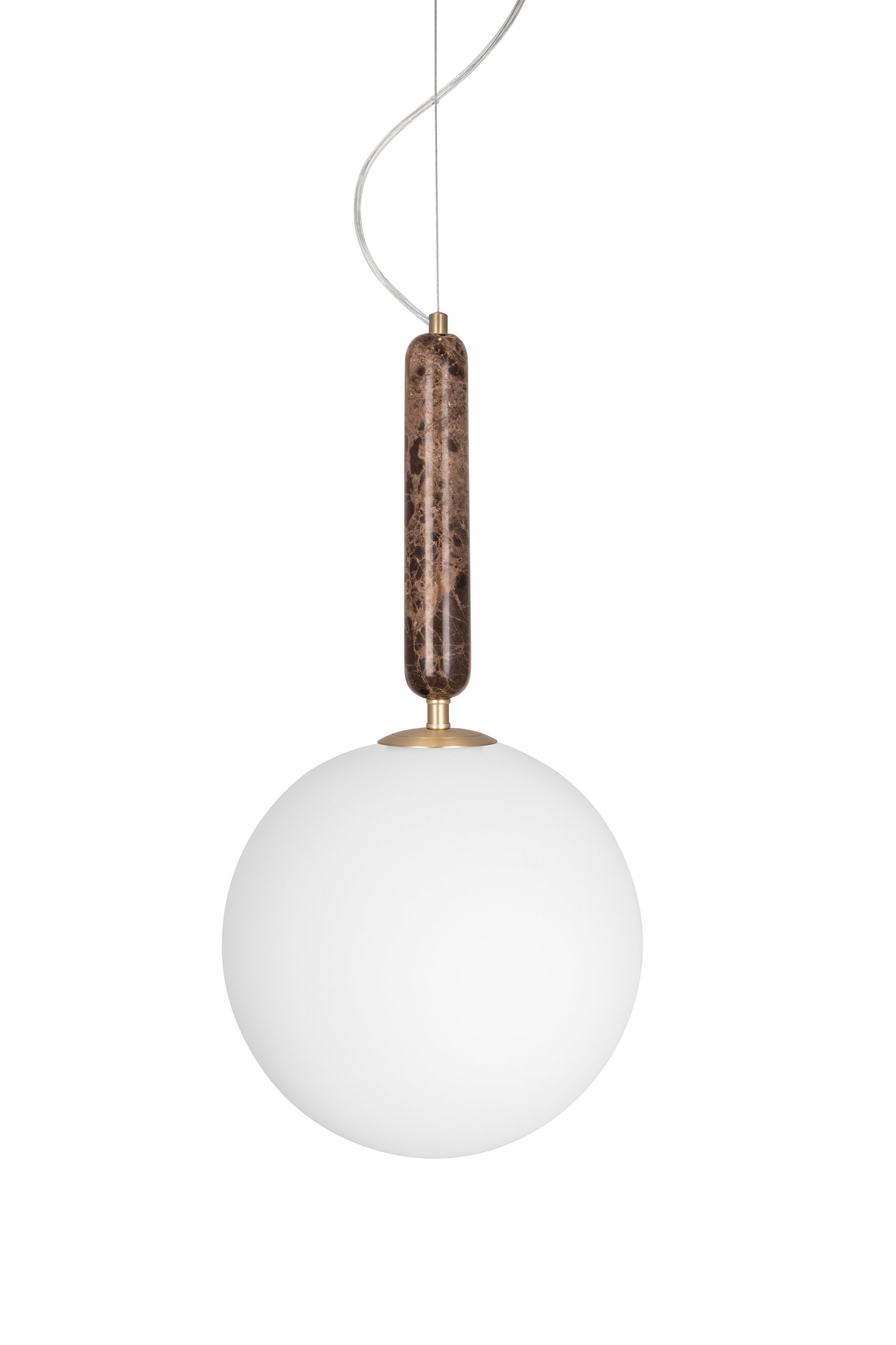 Lampă suspendată Torrano din marmură albă/verde/maro, 15/30cm diametru Globen Globen