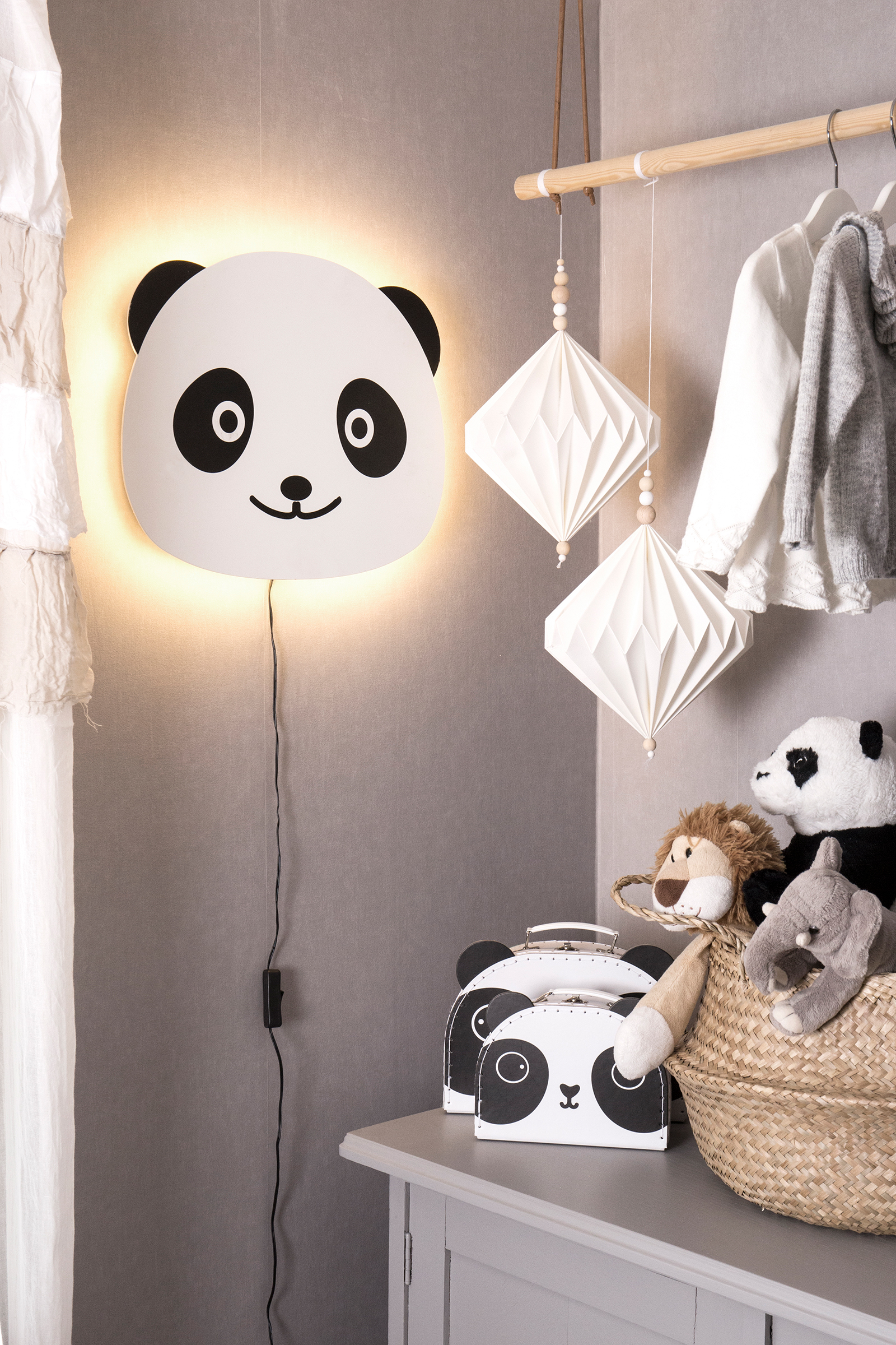 Aplică perete panda 