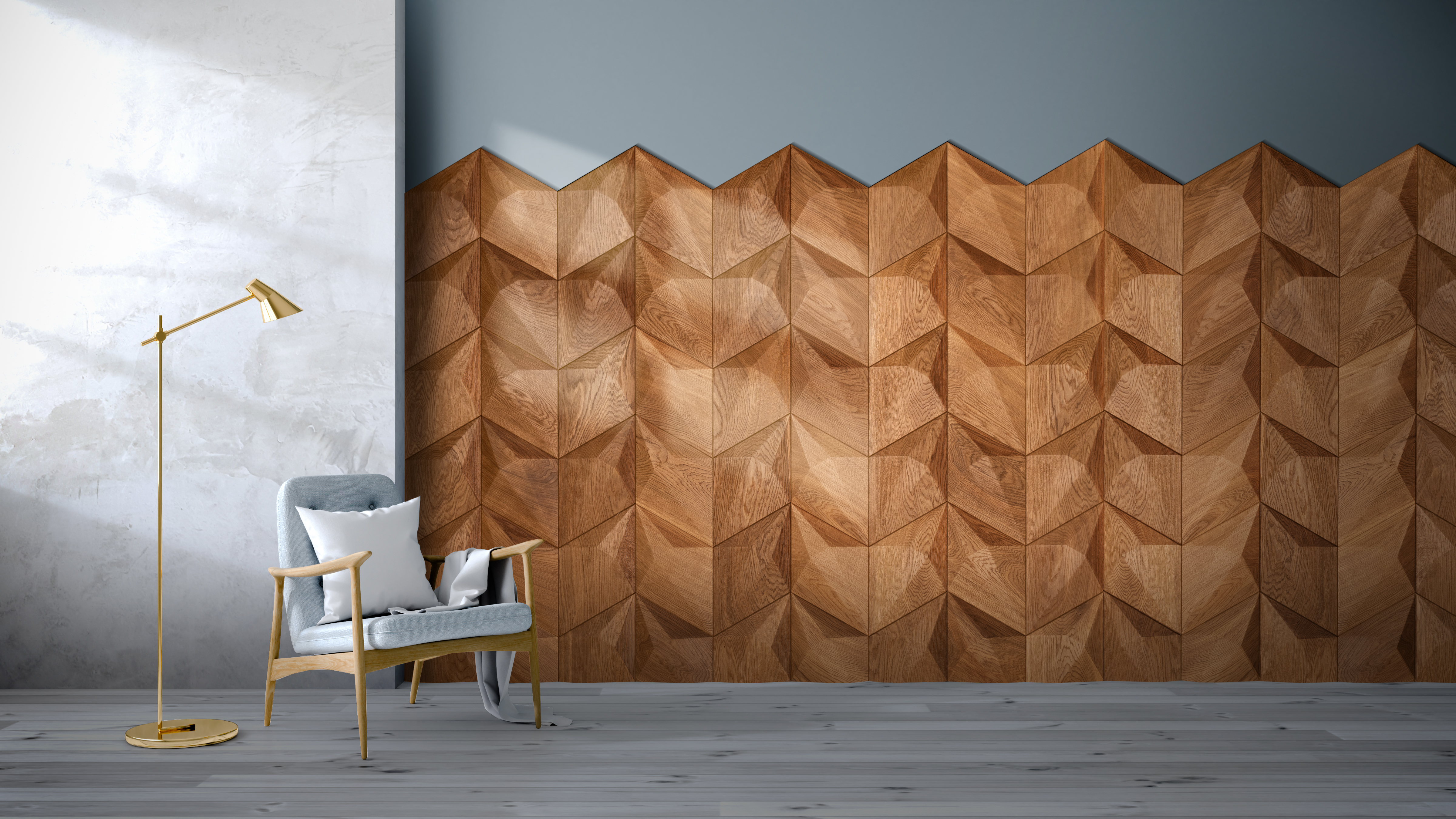 Carteles Cámara exprimir Panouri decorative 3D din lemn de stejar Diamond - Tapet Magazin