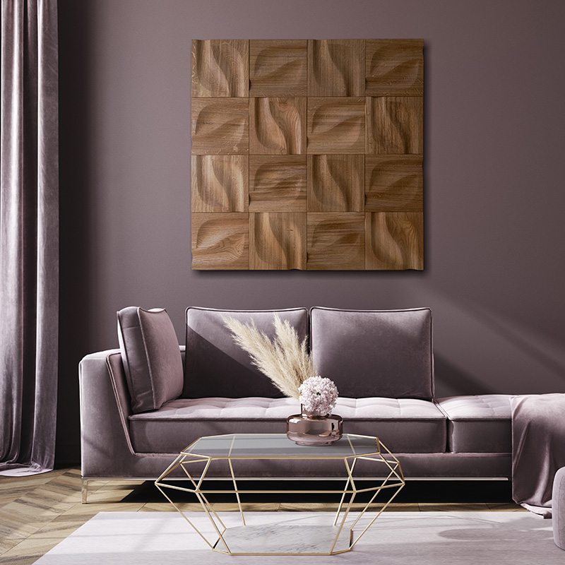 Panouri decorative 3d din lemn de stejar impressions 