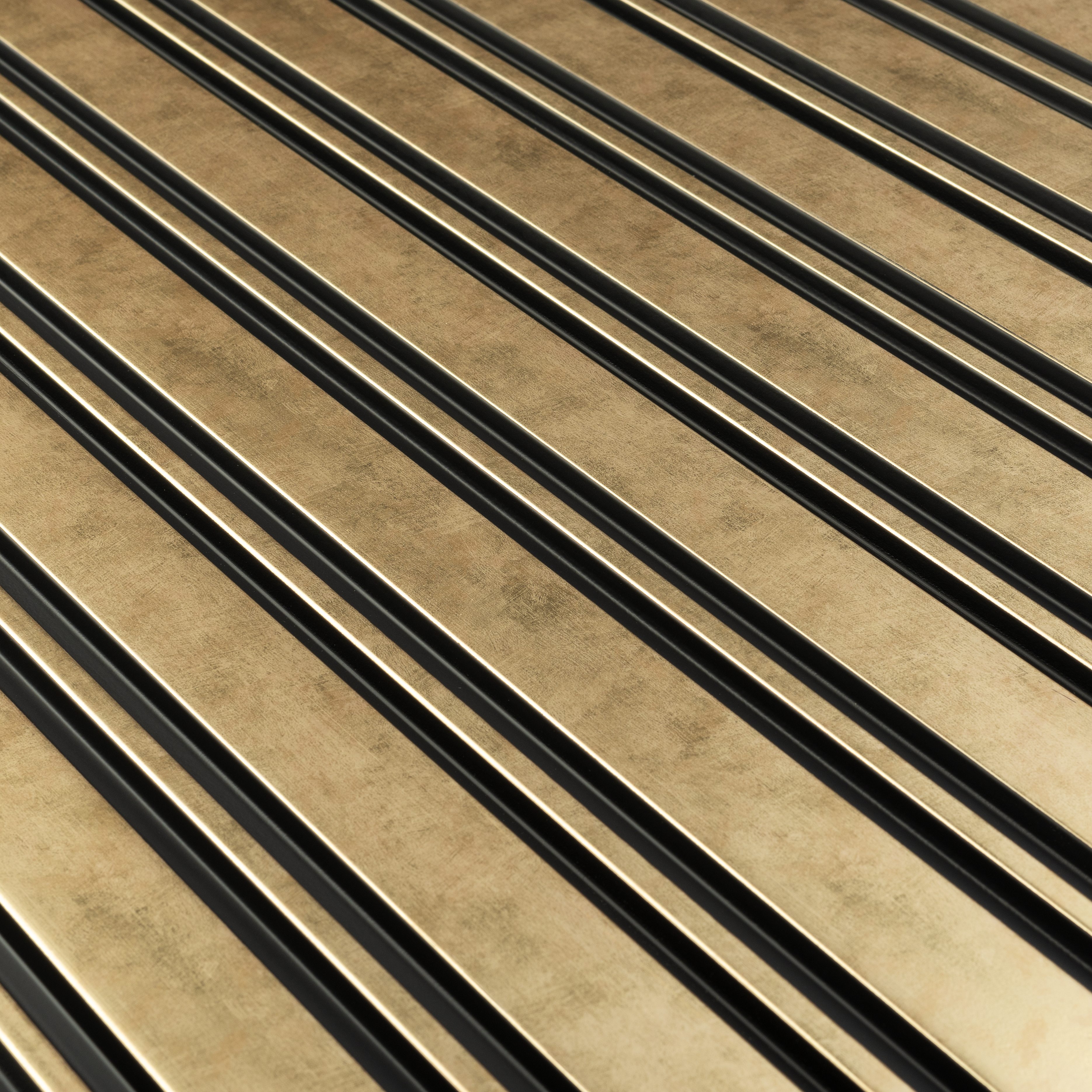 Panou riflat 3d milo, auriu, 270x11.6cm, lamelio 