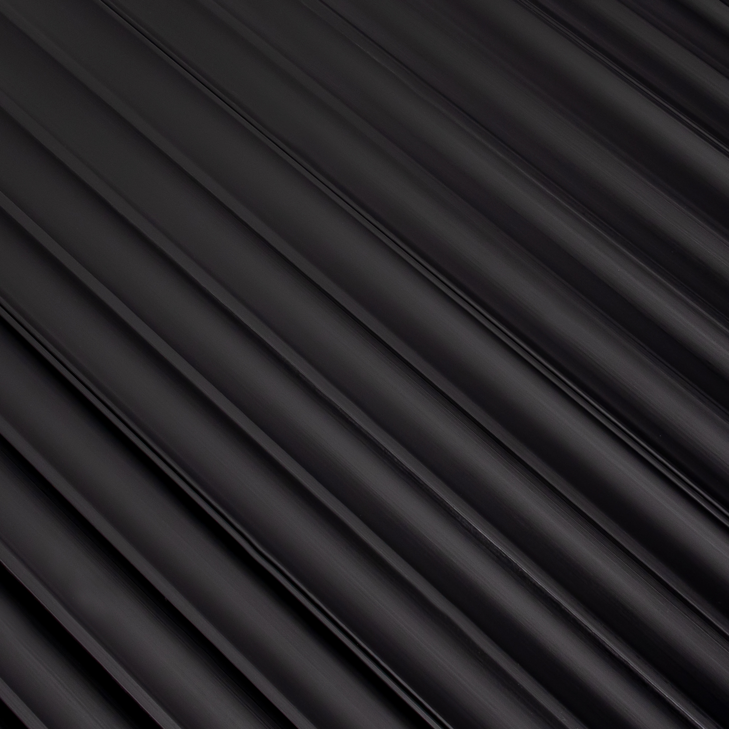 Panou riflat 3d onda, negru, 270x11.2cm, lamelio 