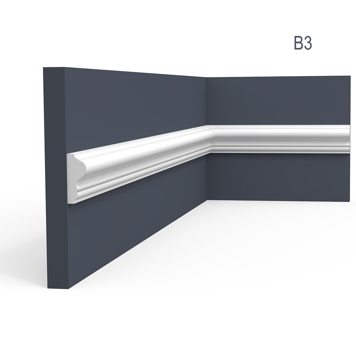 Brau decorativ b3 - 200 x 4 x 1.6 cm 