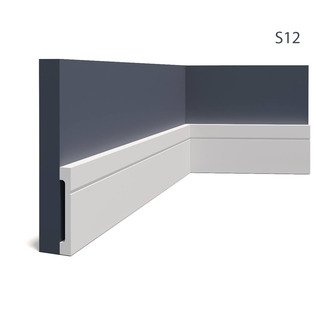 Plinta s12, dimensiuni: 200 x 11 x 1.6 cm 