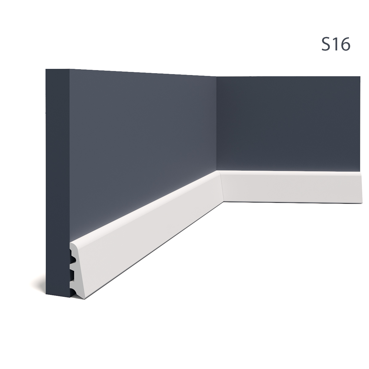 Plinta decorativa s16, dimensiuni: 200 x 5.8 x 1.9 cm 