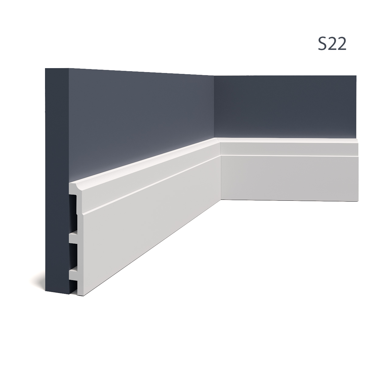 Plinta s22, dimensiuni: 200 x 12 x 1.7 cm 