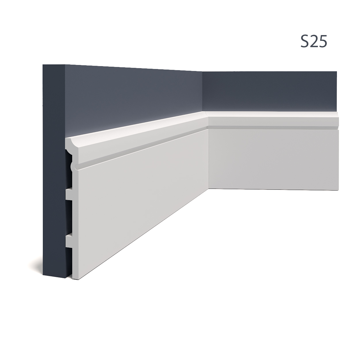 Plinta s25, dimensiuni: 200 x 16 x 1.7 cm 
