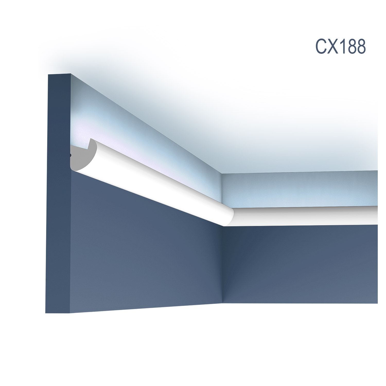 Cornisa Axxent CX188, Dimensiuni: 200 X 3 X 3.4 cm, Orac Decor