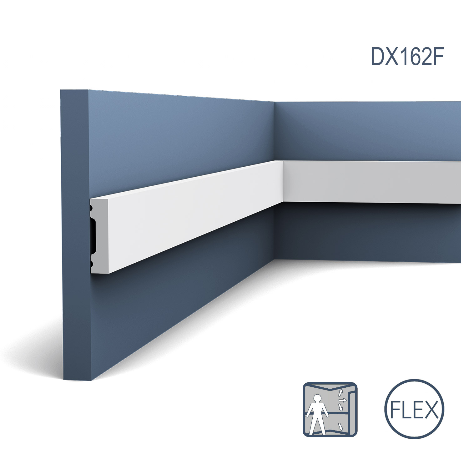 Plinta Flex Axxent SX162F, Dimensiuni: 200 X 1 X 4 cm, Orac Decor Orac Decor