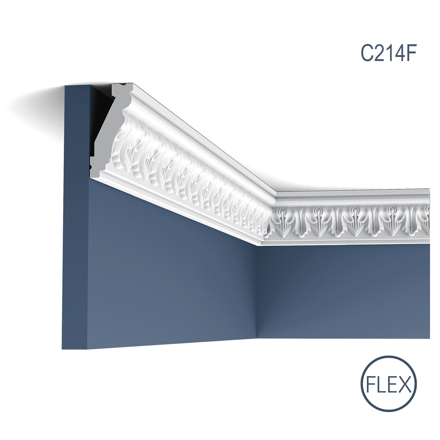 Cornisa Flex Luxxus C214F, Dimensiuni: 200 X 6.6 X 3.1 cm, Orac Decor