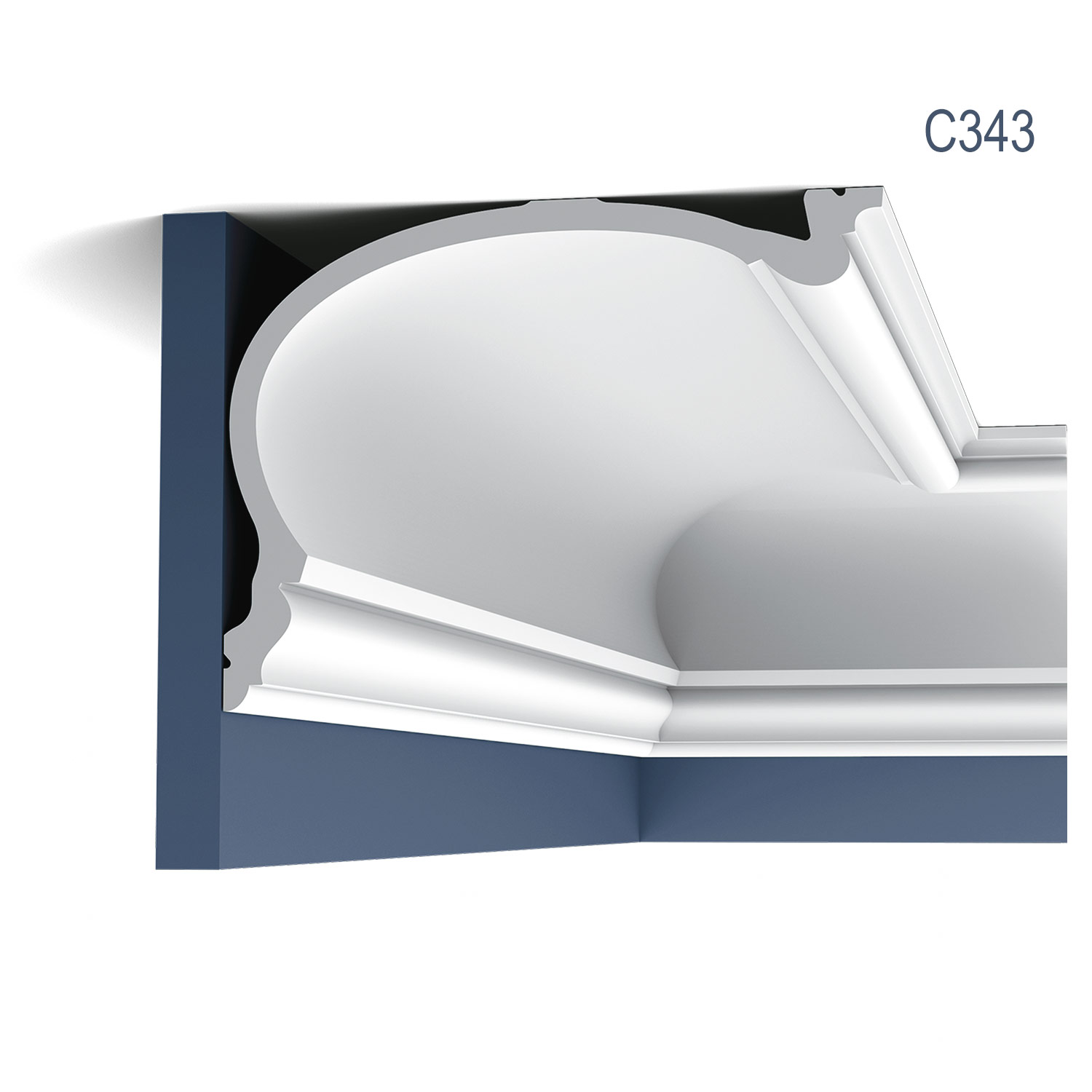 Cornisa Luxxus C343, Dimensiuni: 200 X 25 X 19 cm, Orac Decor