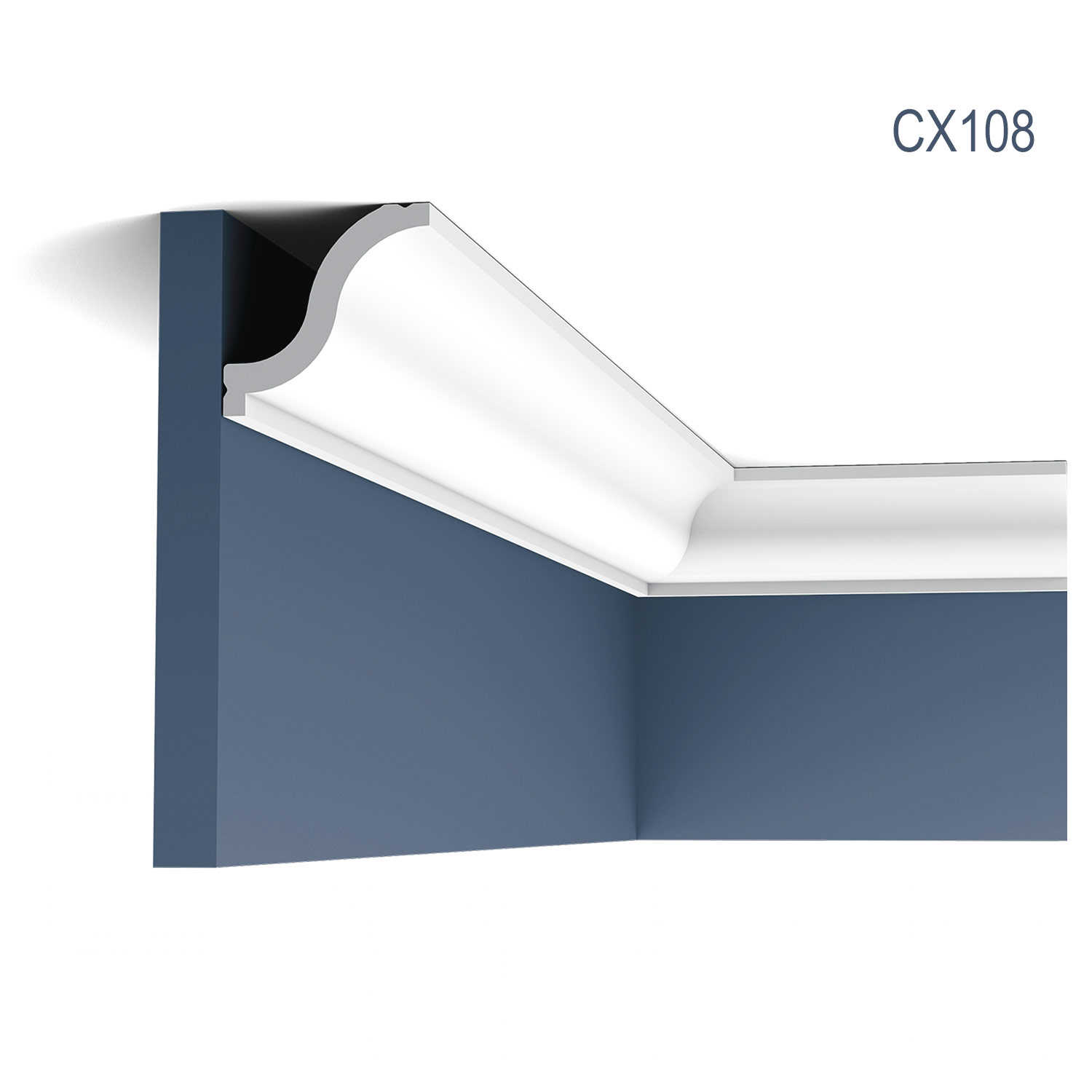 Cornisa Axxent CX108, Dimensiuni: 200 X 5.4 X 5.5 cm, Orac Decor