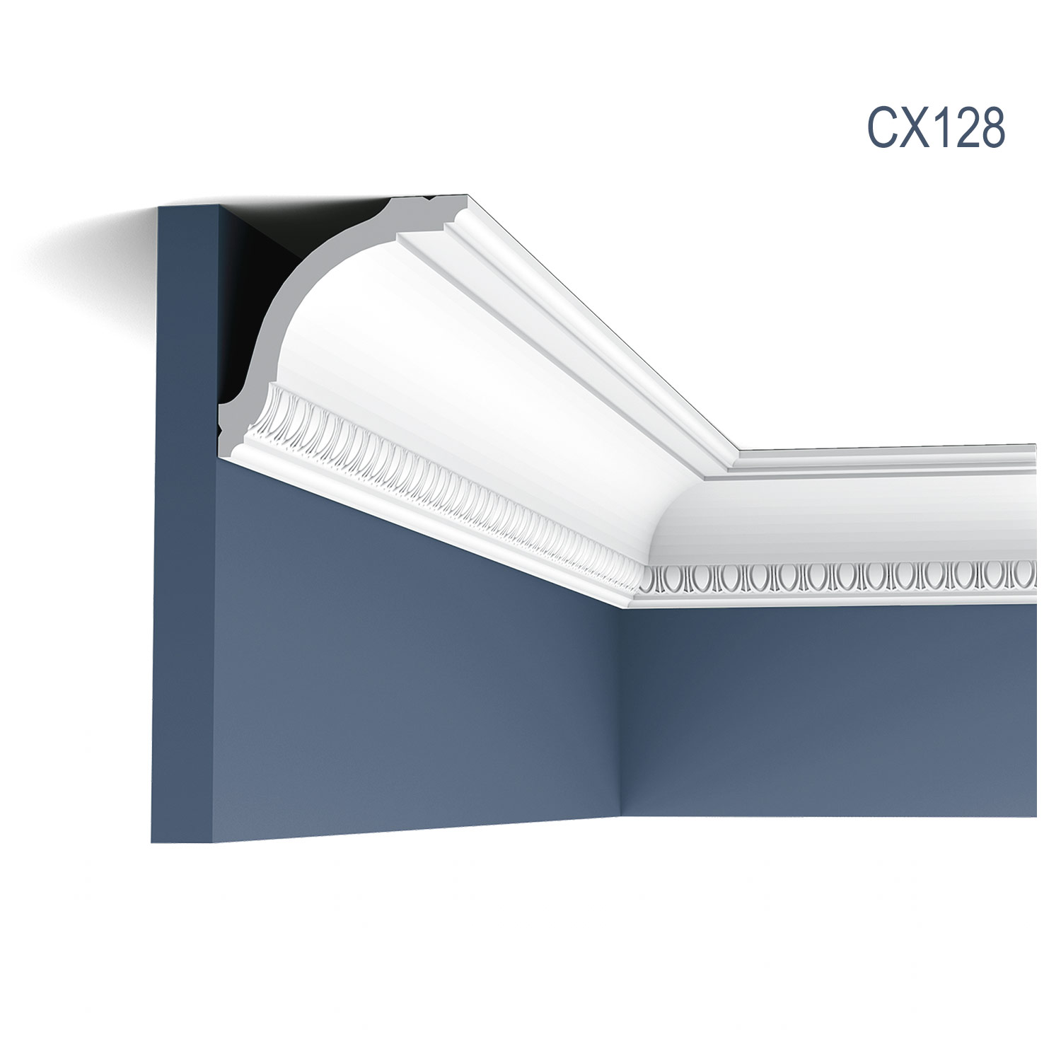 Cornisa Axxent CX128, Dimensiuni: 200 X 9.4 X 9.4 cm, Orac Decor