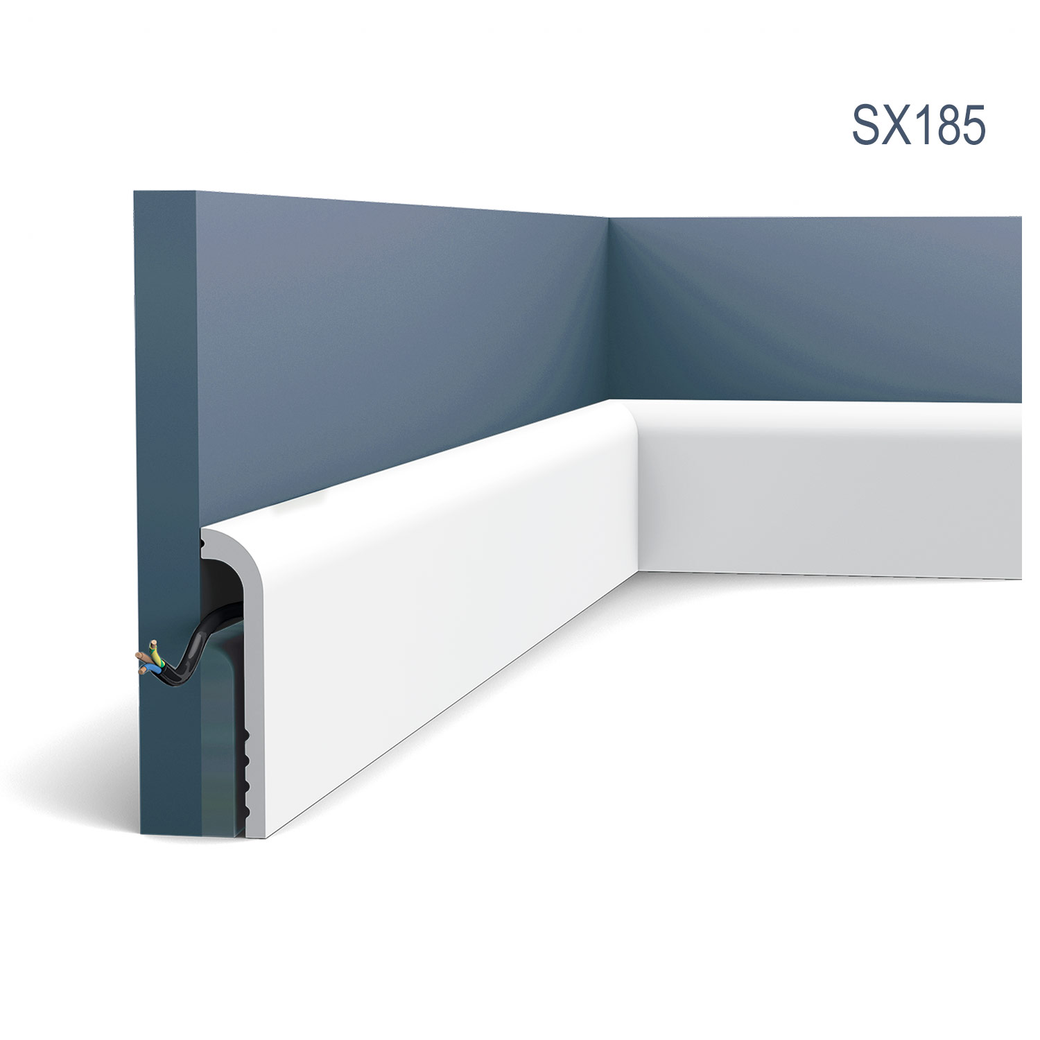 Plinta LUXXUS SX185, Dimensiuni: 200 X 2.5 X 12 cm, Orac Decor
