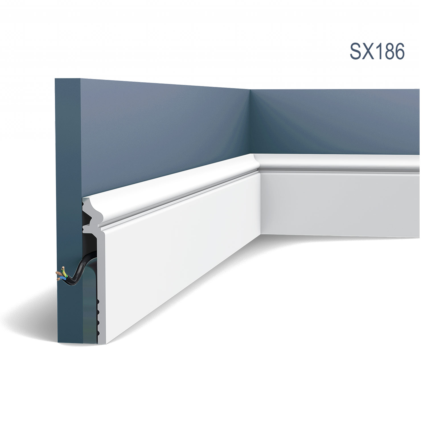 Plinta Luxxus SX186, Dimensiuni: 200 X 2.2 X 13.8 cm, Orac Decor