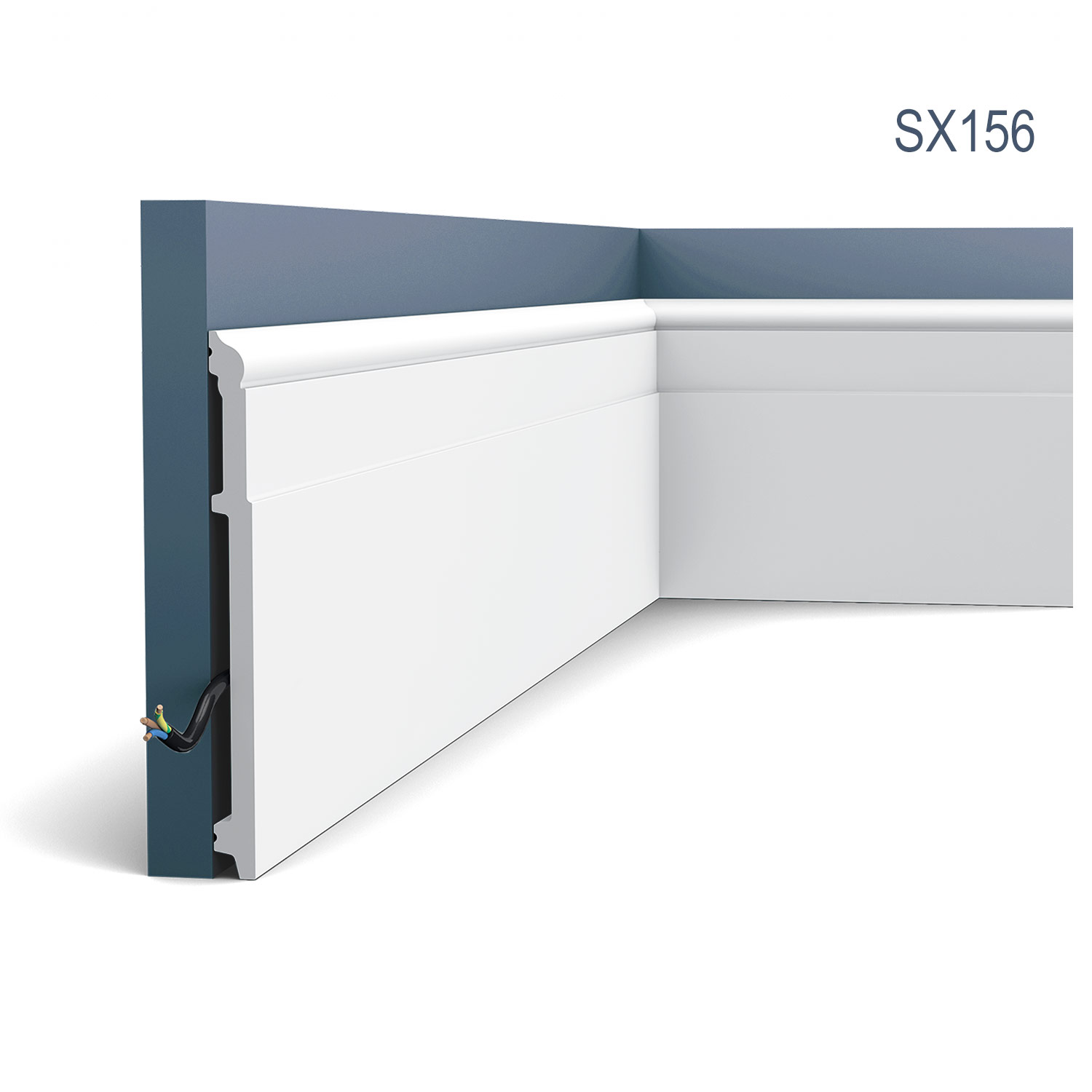 Plinta Luxxus SX156, Dimensiuni: 200 X 20 X 1.6 cm, Orac Decor Orac Decor
