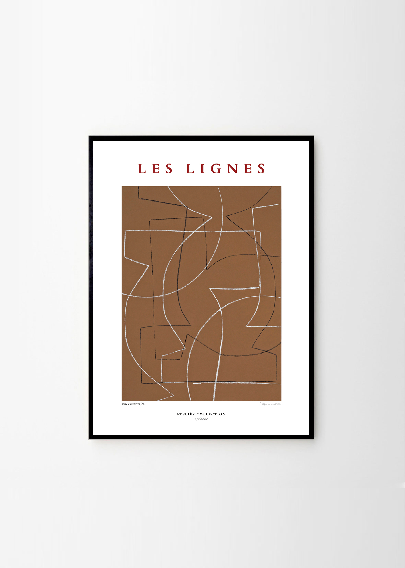 Poster/Tablou Les Lignes, Berit Mogensen Lopez