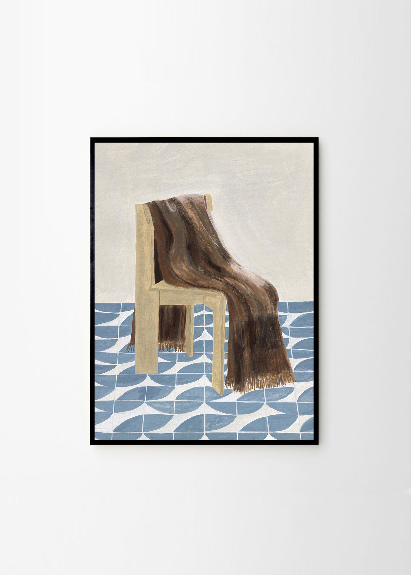 Poster/Tablou Chair with Blanket, Isabelle Vandeplassche
