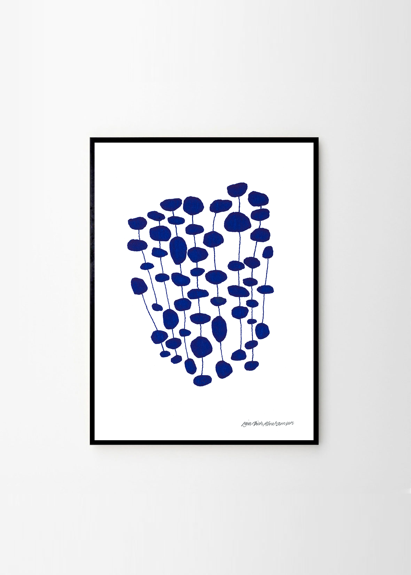 Poster/Tablou Blue Pearl Forest, Leise Dich Abrahamsen