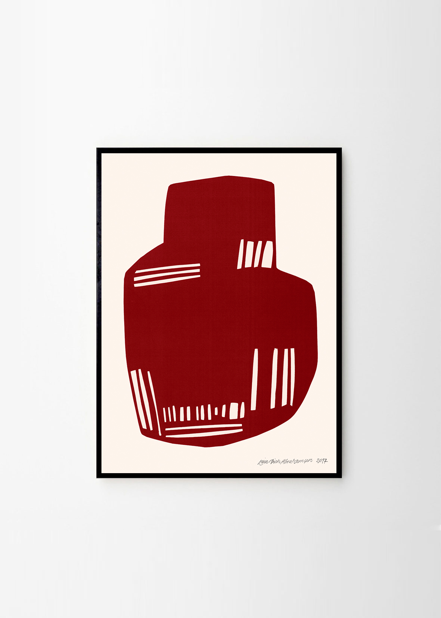 Poster/Tablou Corpus Red, Leise Dich Abrahamsen