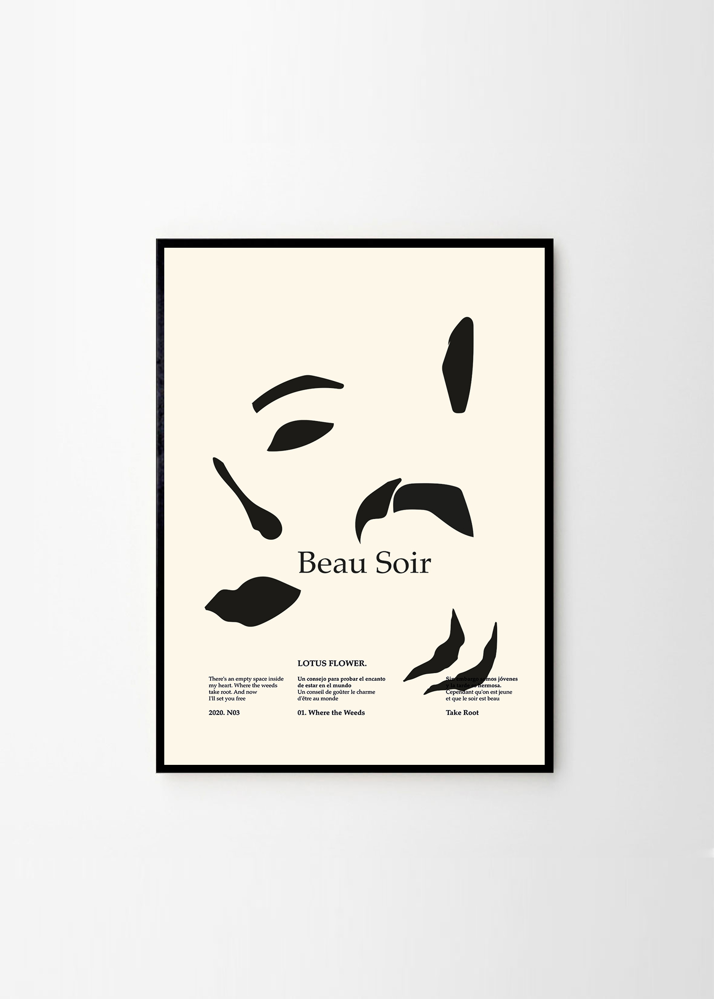 Poster/Tablou Beau Soir, Lucrecia Rey Caro