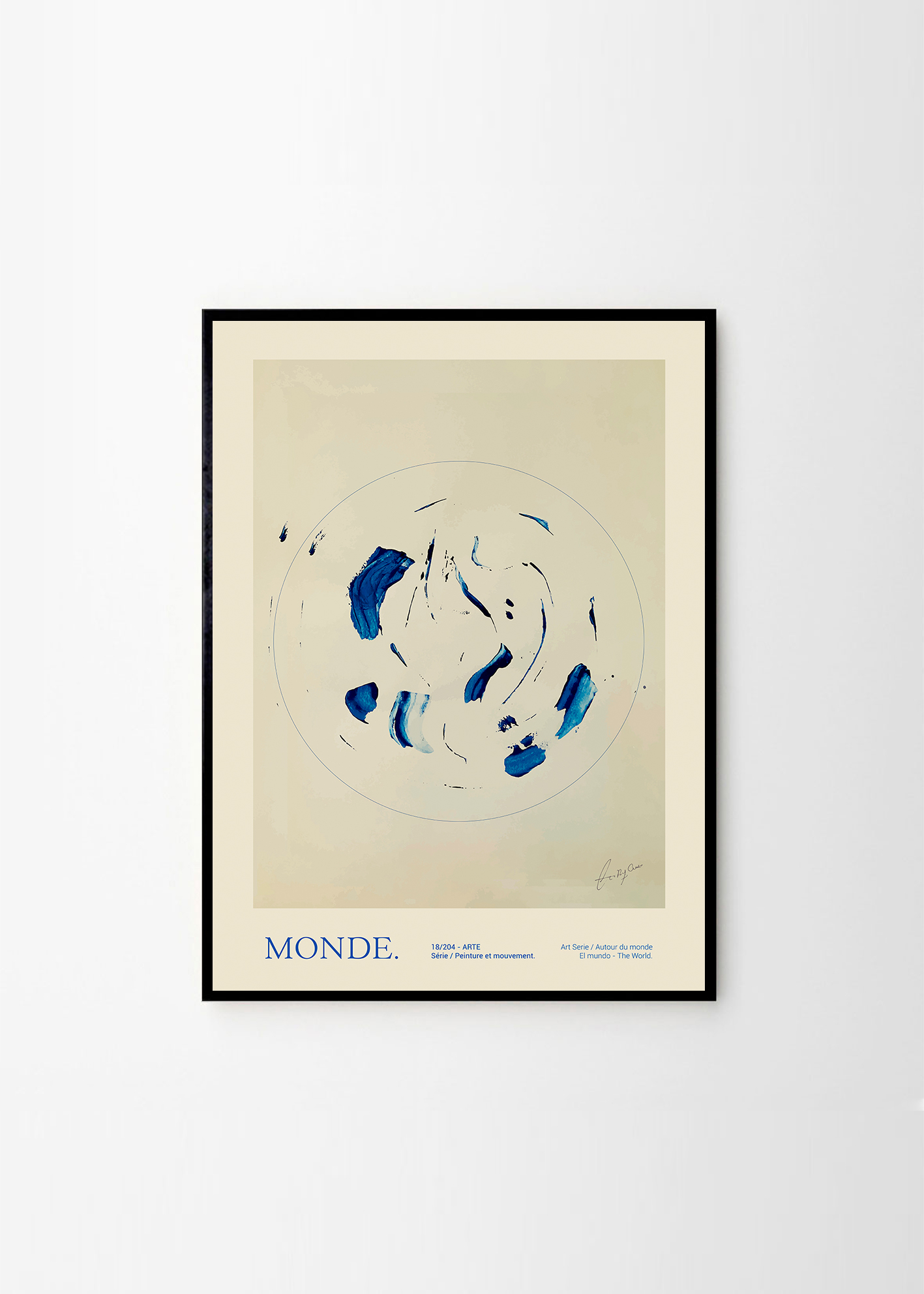 Poster/Tablou Le Monde, Lucrecia Rey Caro