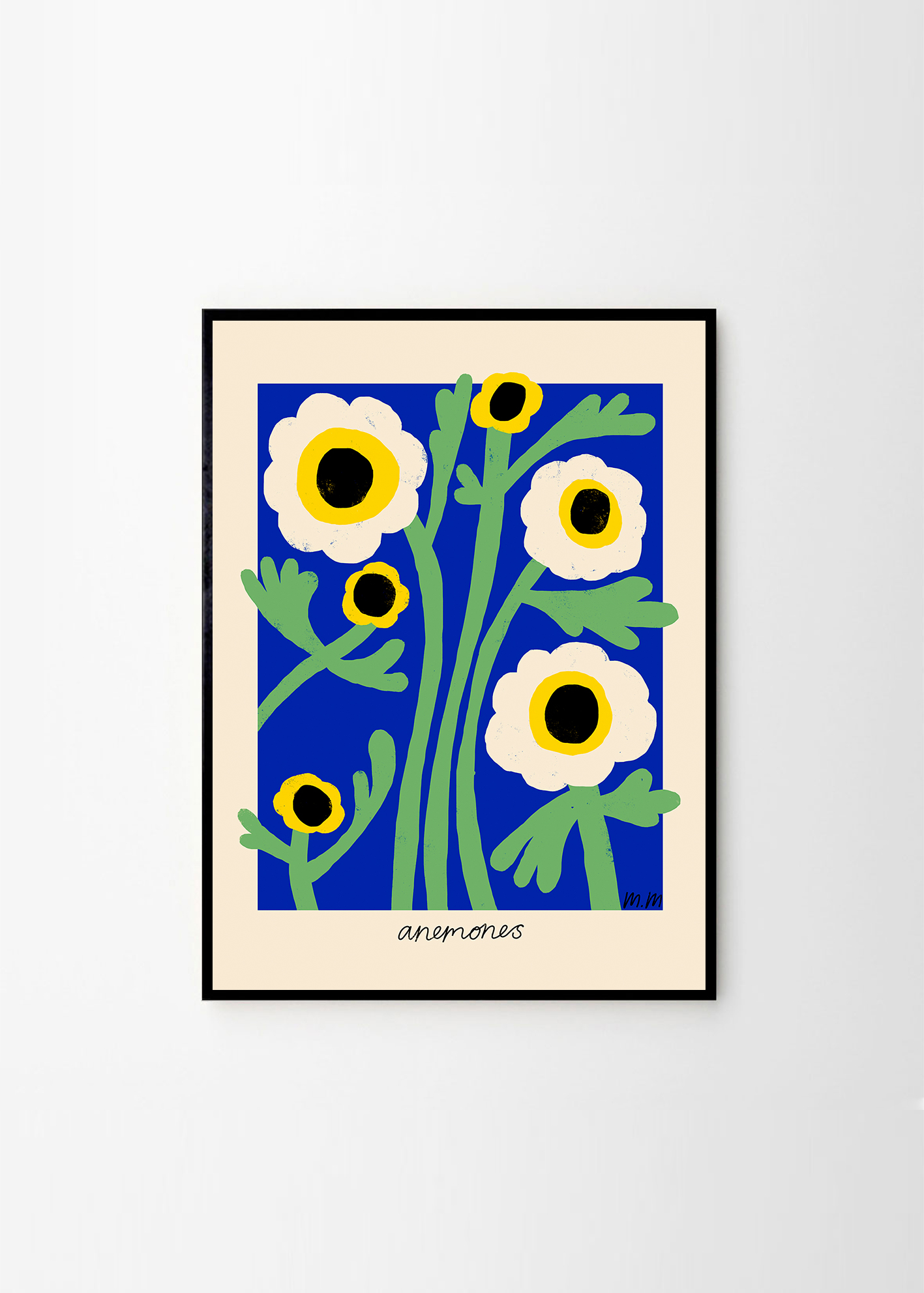 Poster/Tablou Yellow Anemones, Madelen Möllard