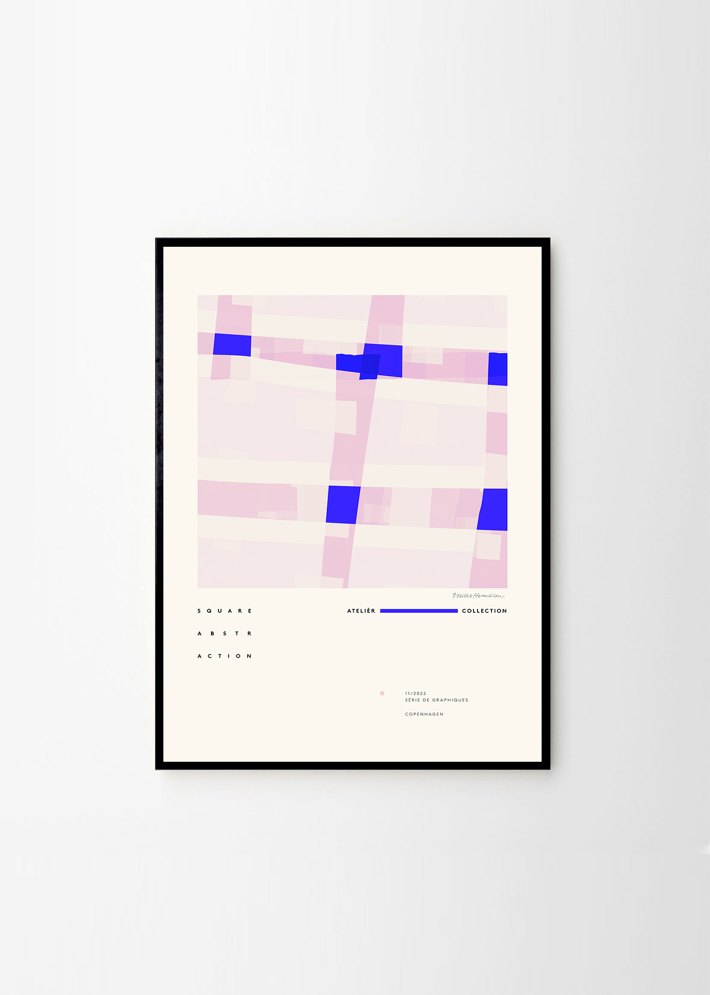 Poster/Tablou Square Abstraction, Mille Henriksen