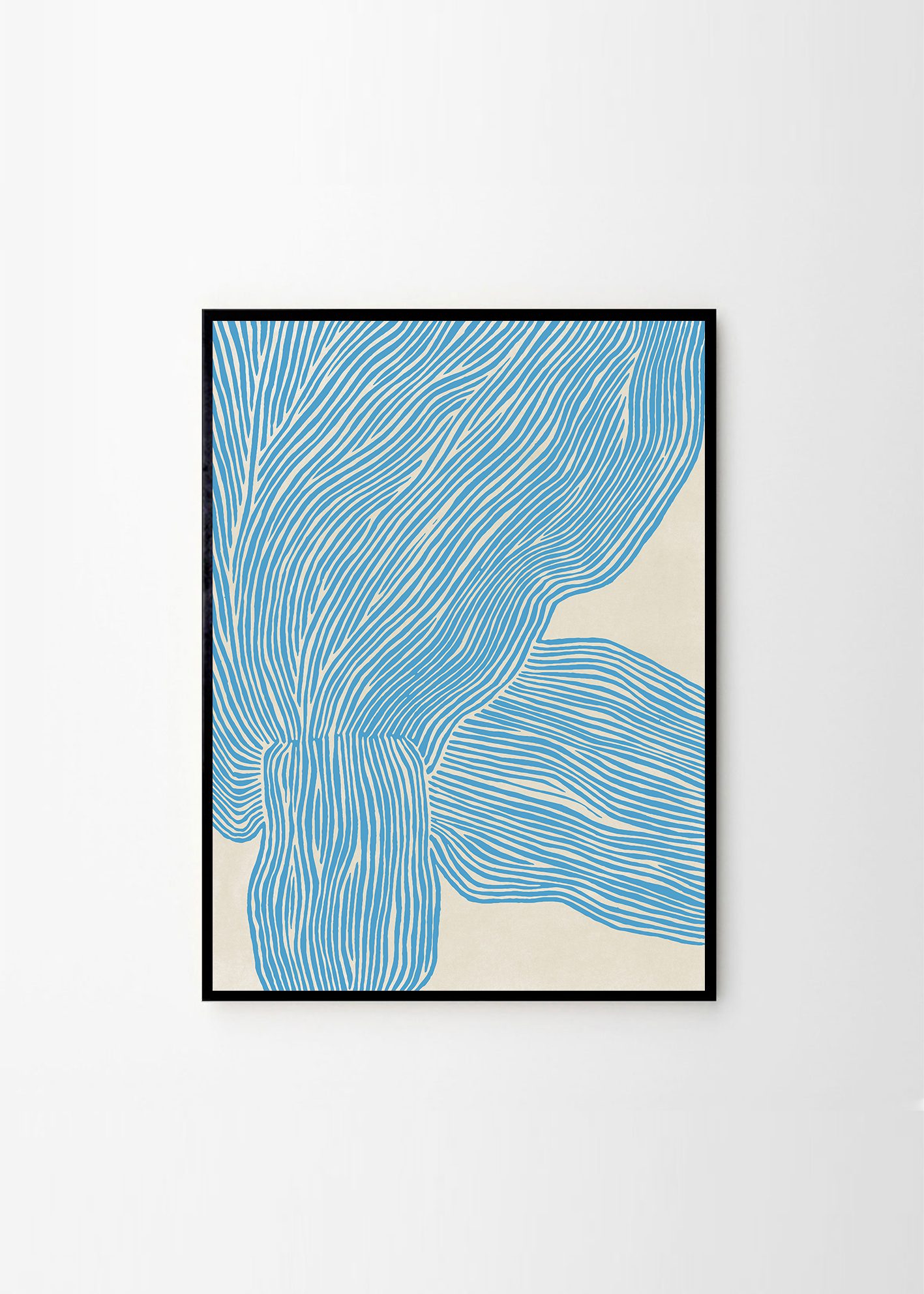 Poster/Tablou The Line - Blue, Rebecca Hein