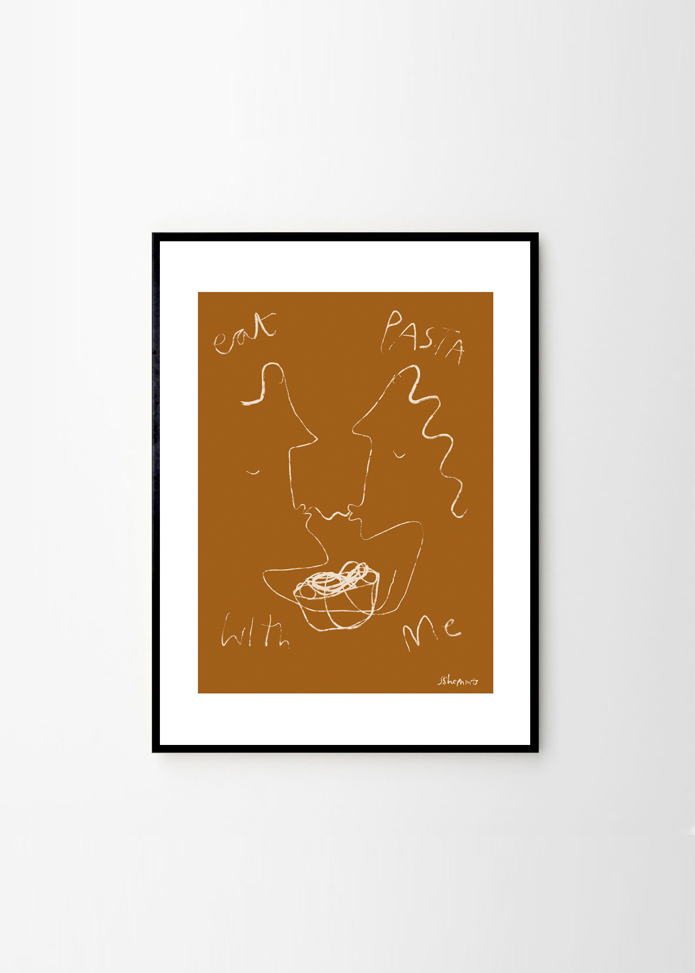 Poster/Tablou Eat Pasta, Ruby Hughes