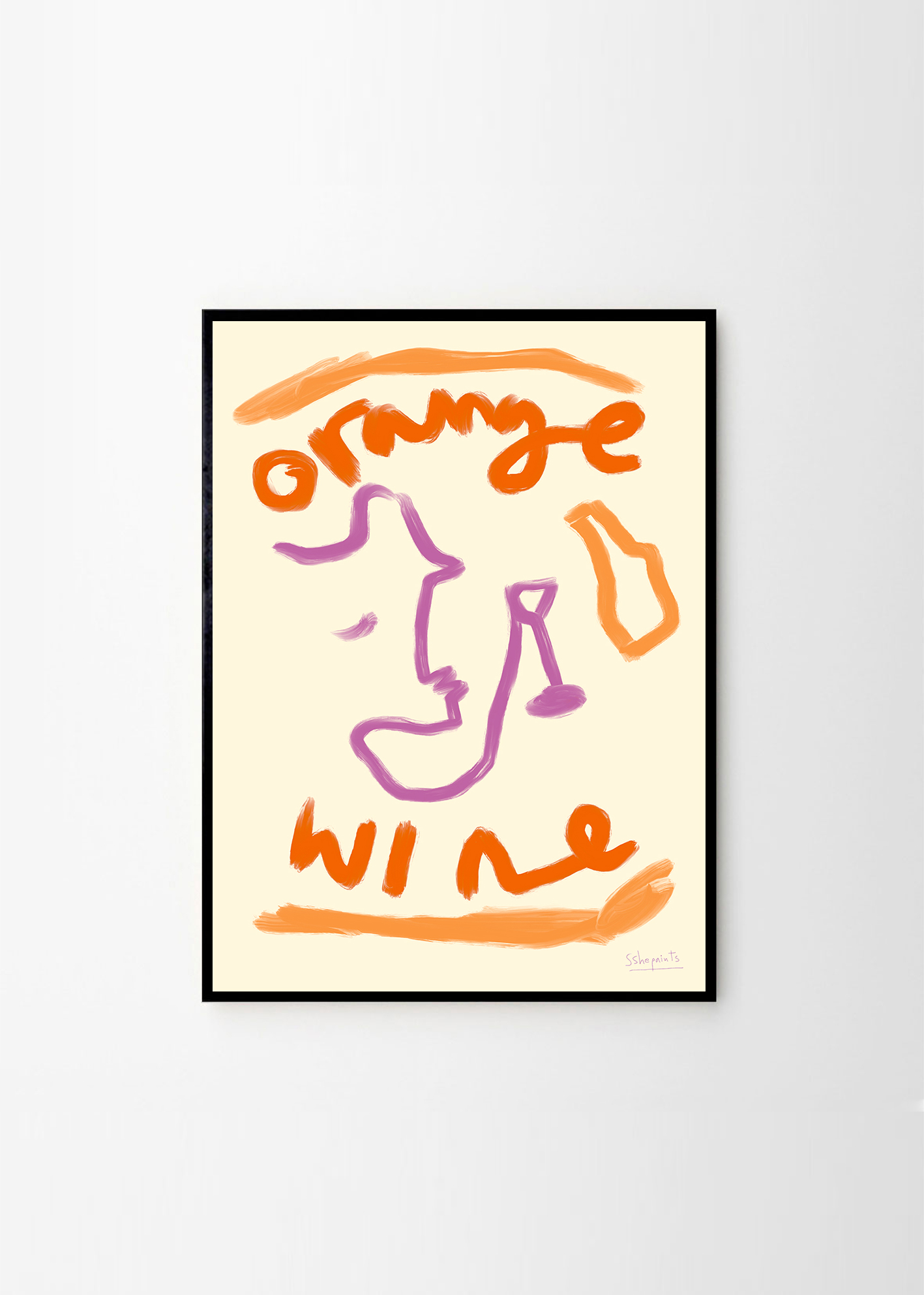 Poster/Tablou Orange Wine, Ruby Hughes