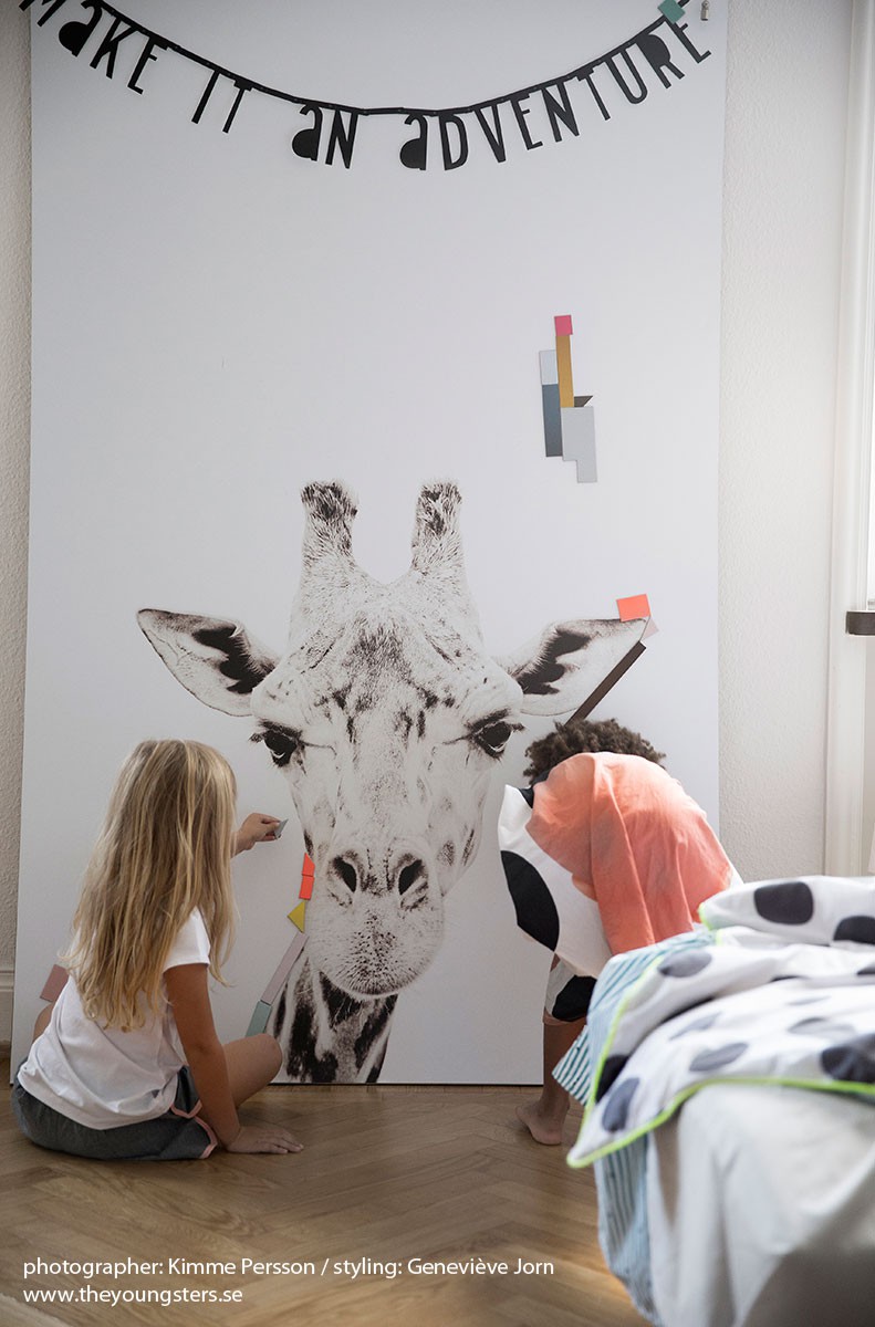 Tapet magnetic - Girafa - 102X265 cm