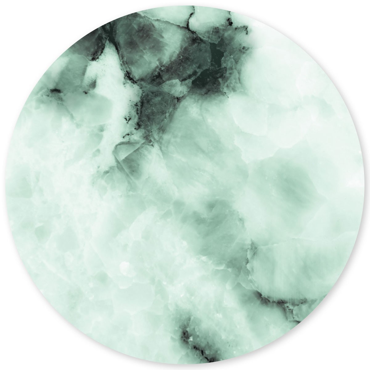 Sticker magnetic, marble / emerald, 60cm 