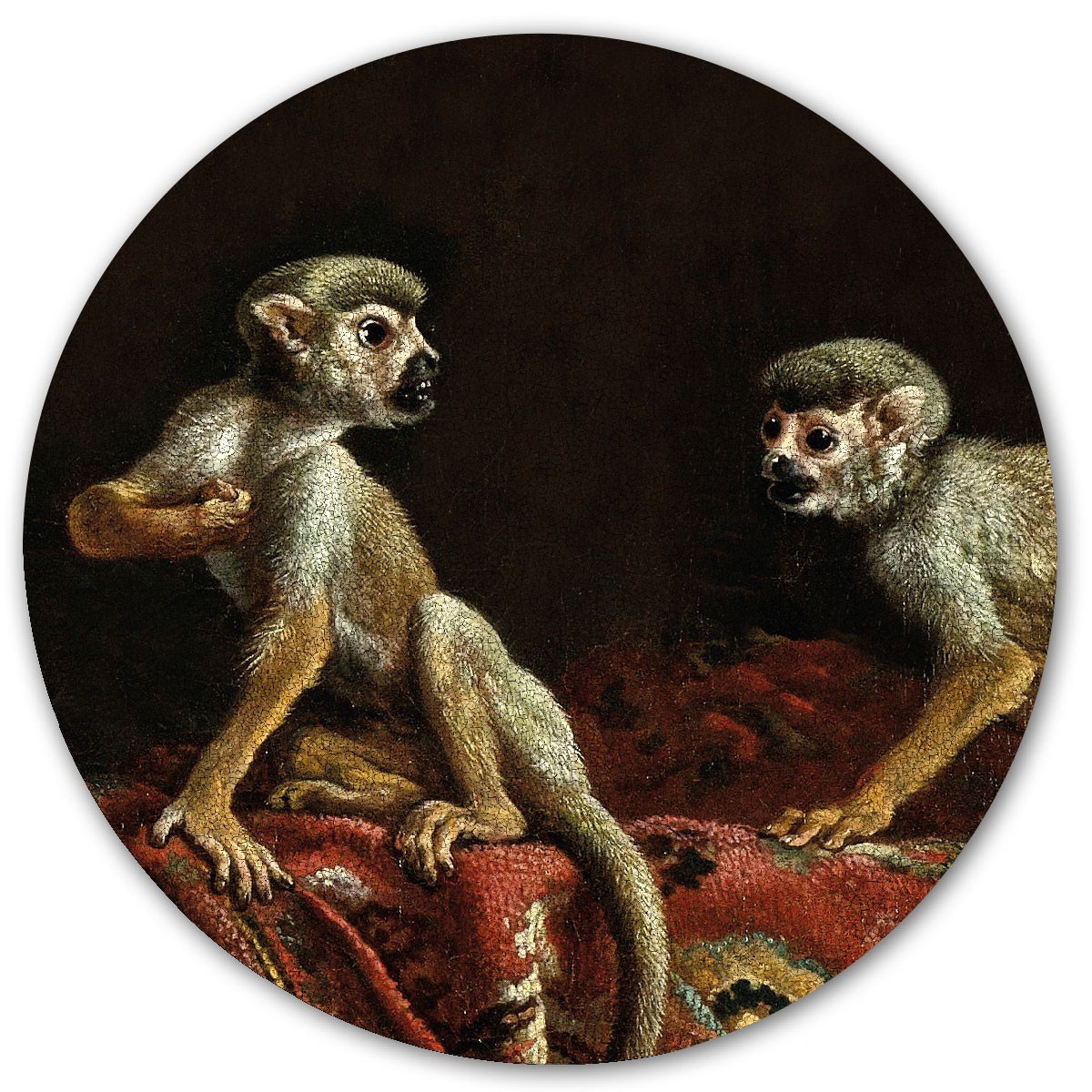 Sticker magnetic, Two little monkeys, 60cm GroovyMagnets