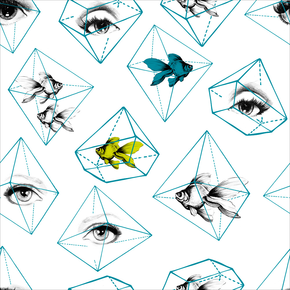 Tapet designer Illusions Fish Eye, MINDTHEGAP MINDTHEGAP
