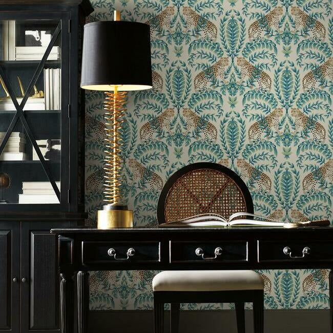 Tapet Jungle Leopard, taupe, York Wallcoverings, 5.6mp / rola