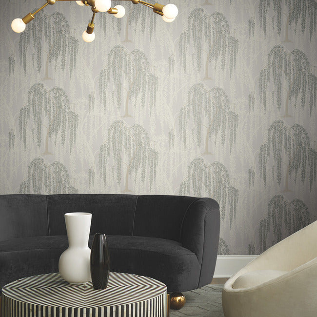 Tapet Willow Glow, taupe, York Wallcoverings, 5.6mp / rola