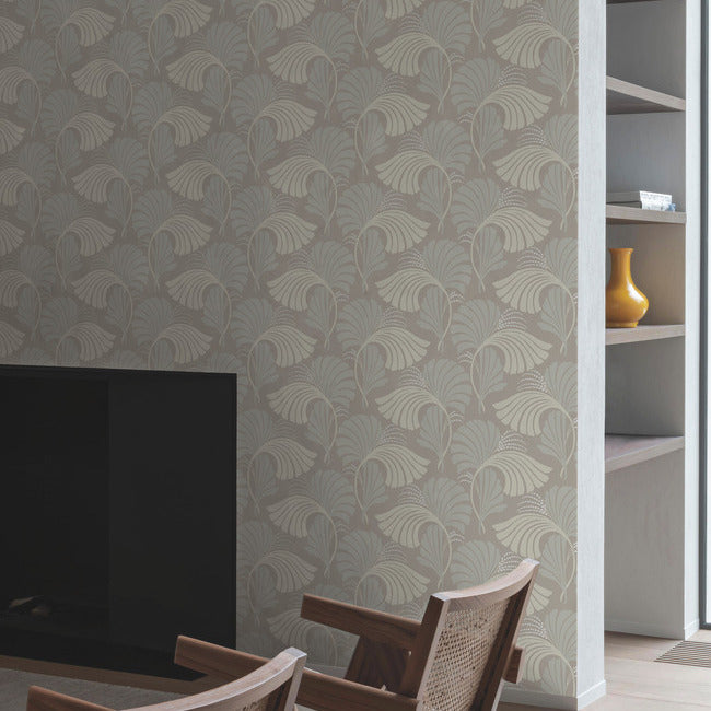 Tapet dancing leaves, piatra ponce, york wallcoverings, 5.6mp / rola 