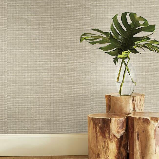 Tapet Paper & Thread Weave, Oatmeal Cream, York Wallcoverings, 6.68mp / rola