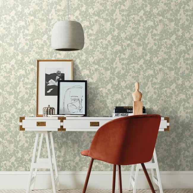 Tapet pressed leaves, verde, york wallcoverings, 5.6mp / rola 