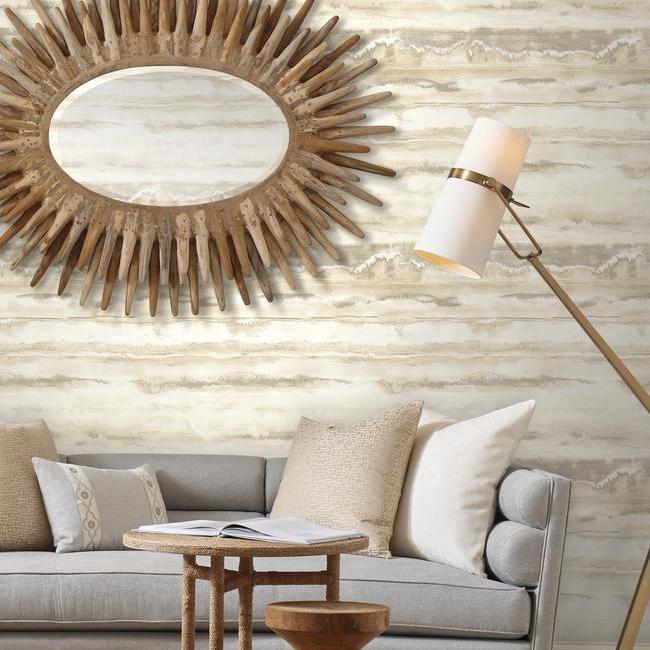 Tapet high tide, crem/bej, york wallcoverings, 5.6mp / rola 