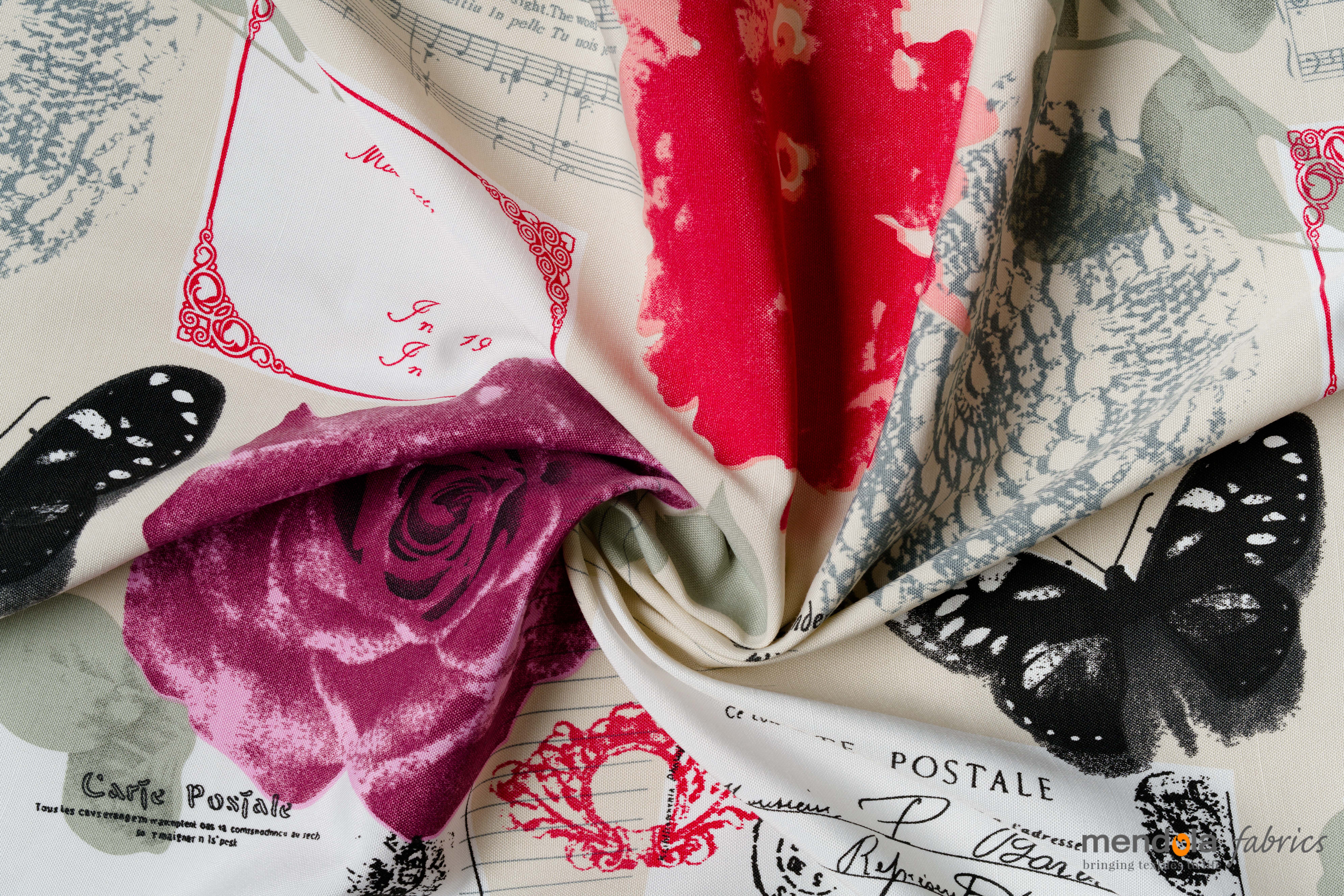 Draperie Secret, Rosu Mendola Fabrics