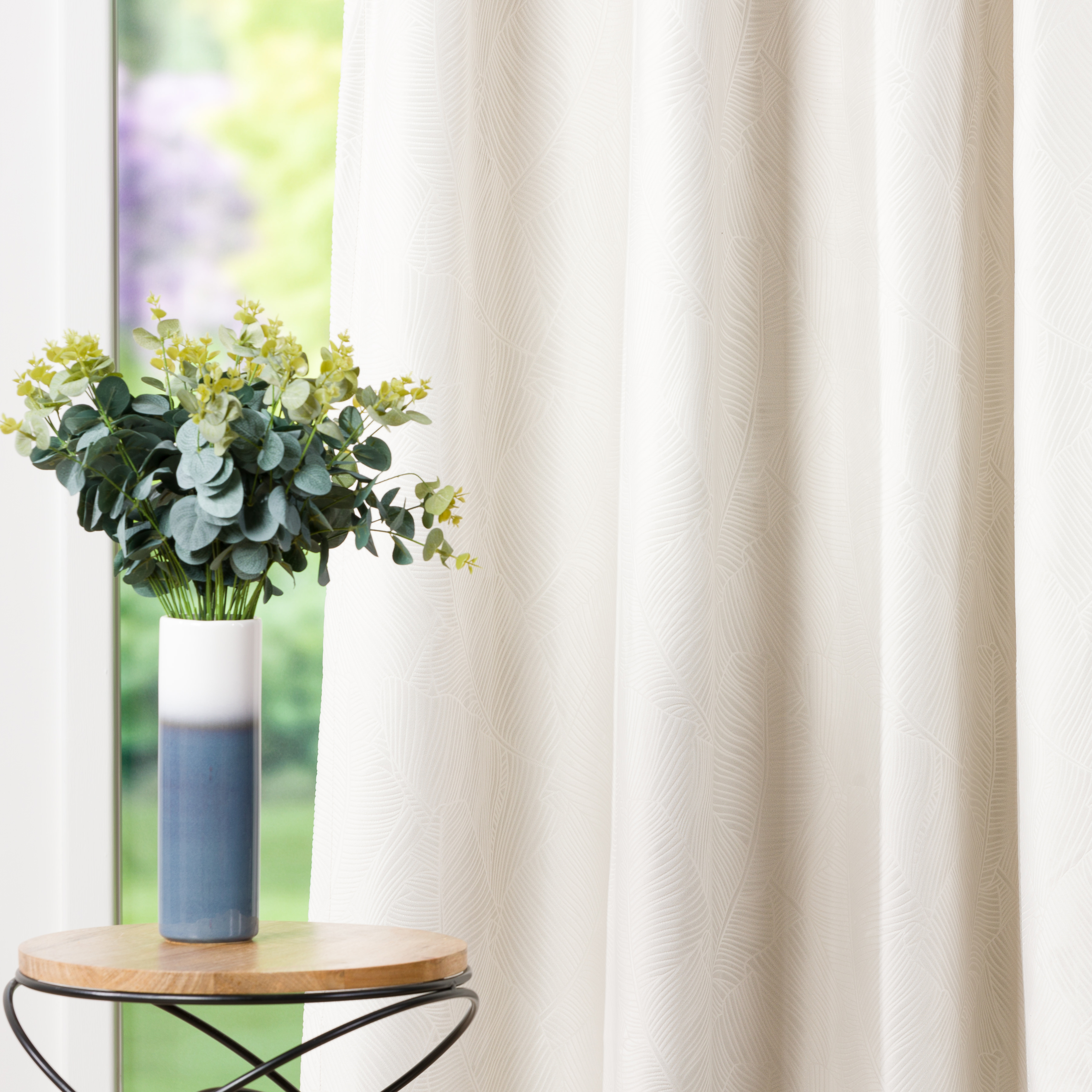 Draperie biaritz, bej 