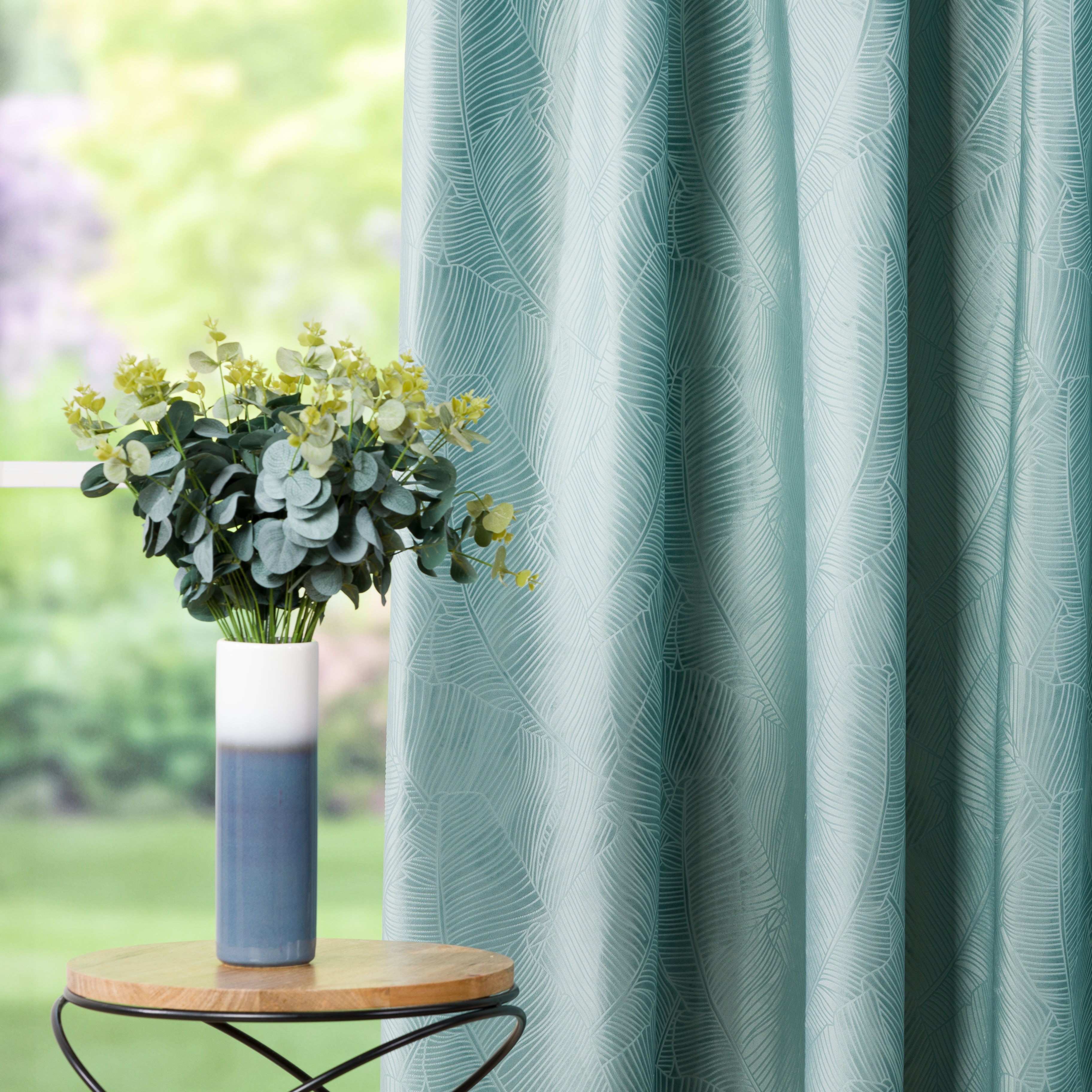 Draperie biaritz, turcoaz 
