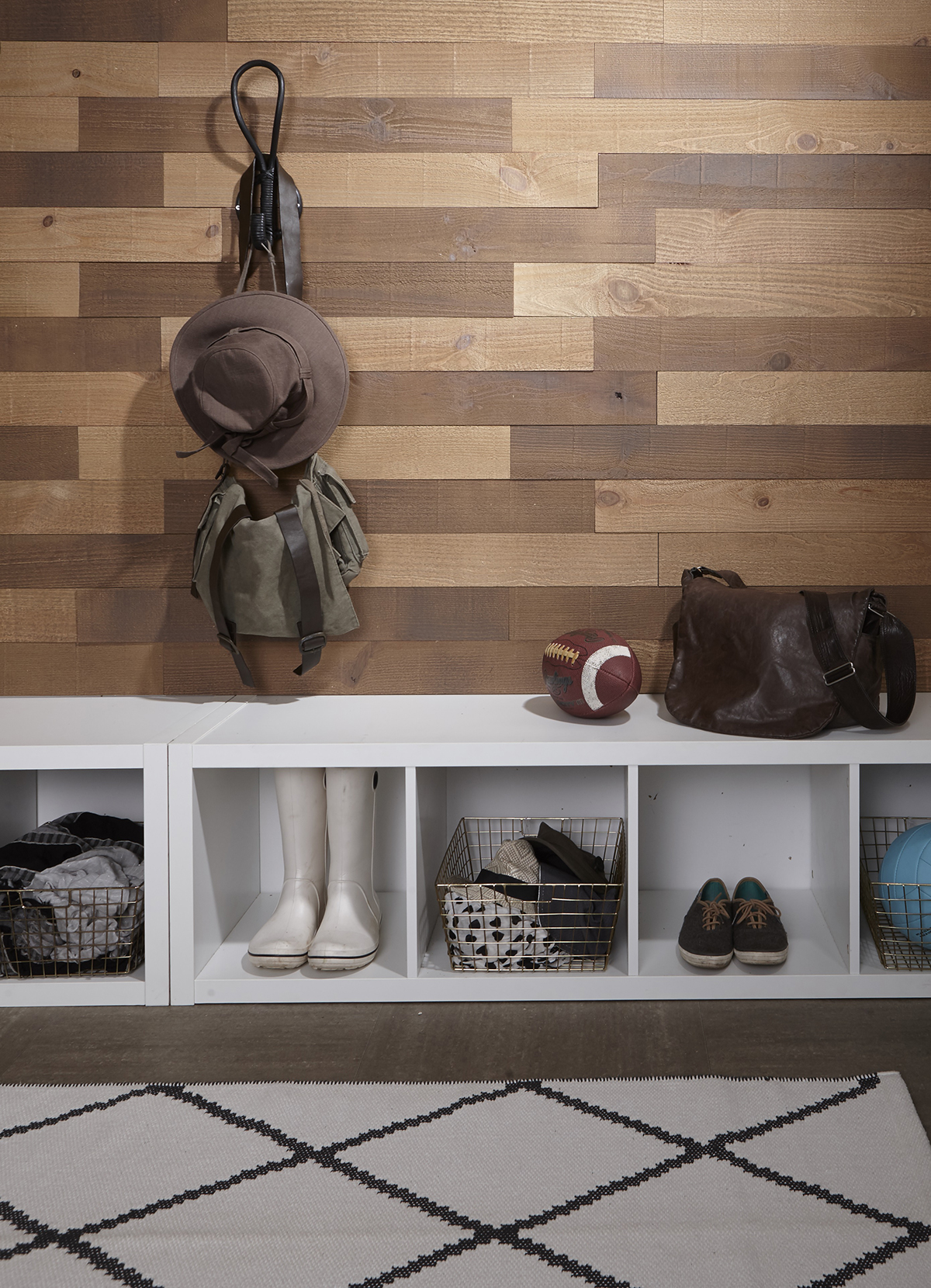 Panouri decorative din lemn barnwood - heritage brown - 6 plăci 80x10x9.5 cm 
